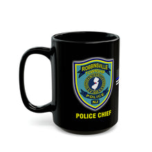Load image into Gallery viewer, POLICE CHIEF Black Mug 15oz