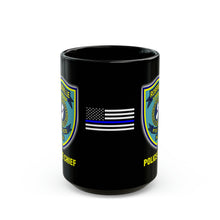 Load image into Gallery viewer, POLICE CHIEF Black Mug 15oz