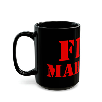 FIRE MARSHAL Black Mug 15oz