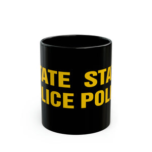 STATE POLICE Black mug 11oz