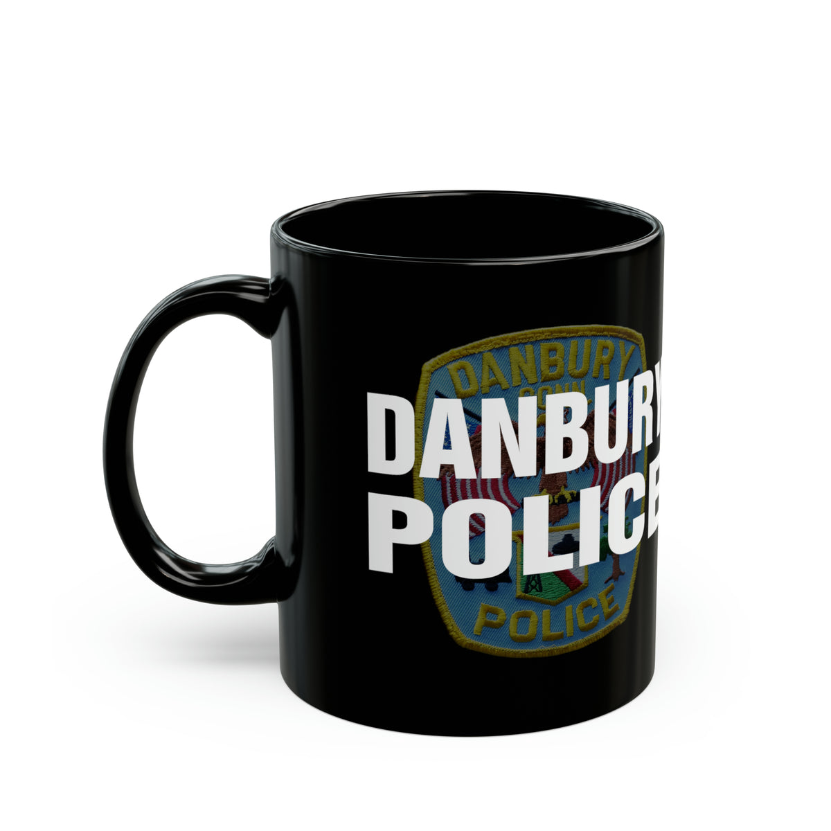 5 11oz mug no set up no minimum The Five Logo Personalized Black Mug main image 1