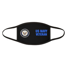 Load image into Gallery viewer, US NAVY VETERAN Mixed-Fabric Face Mask