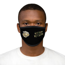 Load image into Gallery viewer, USMC VETERAN Mixed-Fabric Face Mask