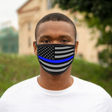 Load image into Gallery viewer, POLICE FLAG Mixed-Fabric Face Mask