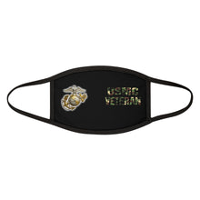 Load image into Gallery viewer, USMC VETERAN Mixed-Fabric Face Mask