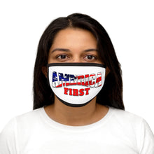 Load image into Gallery viewer, AMERICA FIRST Mixed-Fabric Face Mask