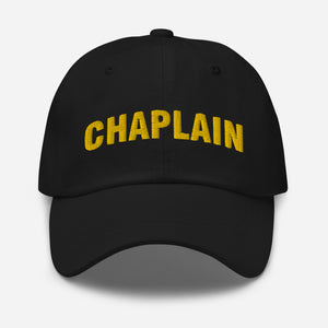 CHAPLAIN EMBROIDERED BALL CAP