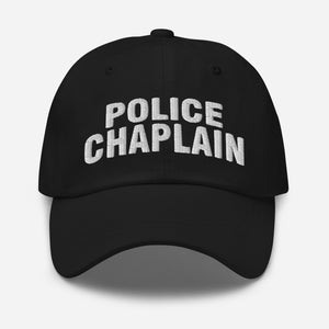 POLICE CHAPLAIN EMBROIDERED BALL CAP