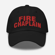 Load image into Gallery viewer, FIRE CHAPLAIN EMBROIDERED BALL CAP