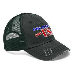 GOD BLESS THE USA Trucker Hat