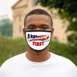 AMERICA FIRST Mixed-Fabric Face Mask