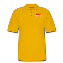 Load image into Gallery viewer, FIRE CHAPLAIN Pique Polo Shirt - Yellow