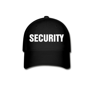 SECURITY Baseball Cap - black