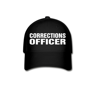 CORRECTIONS OFFICER Cap - black