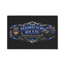 Load image into Gallery viewer, Hamilton Blue Police Floor Mat — Heavy Duty Hamilton Police Division Doormat