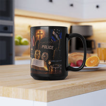 Load image into Gallery viewer, Blessed Are The Peacemakers Black Mug