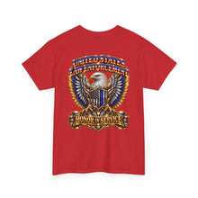 Load image into Gallery viewer, United States Law Enforcement Honor in Service Eagle 2 sides T-Shirt