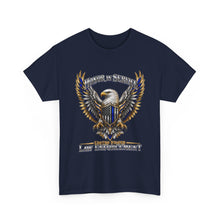 Load image into Gallery viewer, United States Law Enforcement Eagle 2 sides T-Shirt
