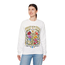 Load image into Gallery viewer, Women of the Bible Floral Crewneck Sweatshirt — Scriptural Names &amp; Botanical Illustration