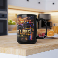 Load image into Gallery viewer, Holding the Line Between Good and Evil Police Mug