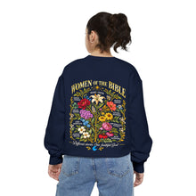 Load image into Gallery viewer, Women of the Bible Sweatshirt — Floral Illustrated Faith Crewneck