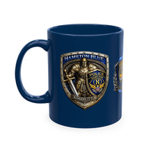 Load image into Gallery viewer, Hamilton Blue Police Ceramic Mug — 'Hamilton Police' Shield Tribute