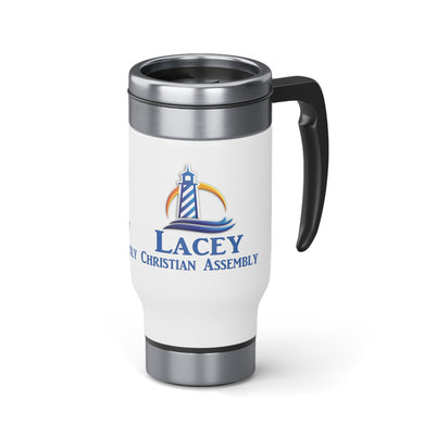 LCA Stainless Steel Travel Mug with Handle, 14oz