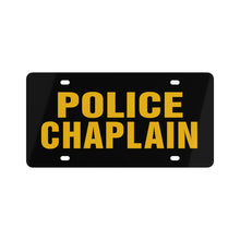 Load image into Gallery viewer, Police Chaplain License Plate - Reflective Tribute Plate for Law Enforcement Chaplains