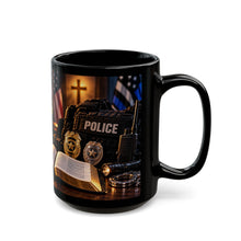 Load image into Gallery viewer, Blessed Are The Peacemakers Black Mug