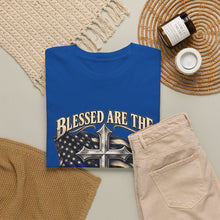 Load image into Gallery viewer, Blessed Are the Peacemakers Faith Christian 2 Sides T-Shirt