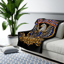 Load image into Gallery viewer, United States Law Enforcement Honor in Service Sherpa Fleece Blanket