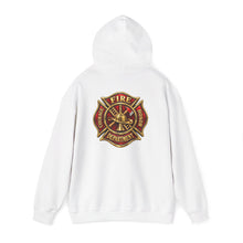 Load image into Gallery viewer, Firefighter Maltese Cross Hoodie