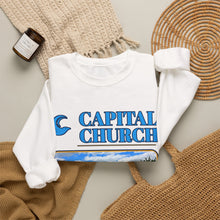 Load image into Gallery viewer, Capital Church Crewneck Sweatshirt — 'Real Faith. Real People. Real Impact.'