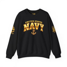 Load image into Gallery viewer, United States Navy Anchor Crewneck Sweatshirt