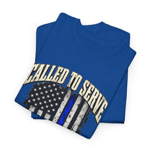 Load image into Gallery viewer, Called to Serve Thin Blue Line T-Shirt