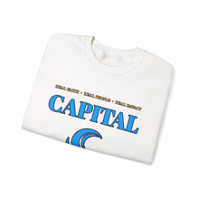 Load image into Gallery viewer, Capital Church Crewneck Sweatshirt — Blue Dove Logo Christian Ministry Pullover