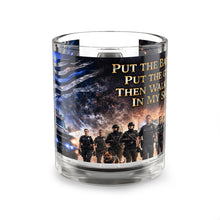 Load image into Gallery viewer, Put the Badge On Glass Mug