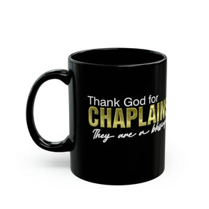 THANK GOD FOR CHAPLAINS mug 11oz