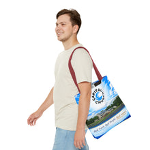 Load image into Gallery viewer, Capital Church Scenic Tote Bag — 'Real Faith. Real People. Real Impact.'