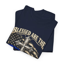 Load image into Gallery viewer, Blessed Are the Peacemakers Faith Christian 2 Sides T-Shirt