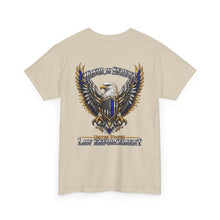 Load image into Gallery viewer, United States Law Enforcement Eagle 2 sides T-Shirt
