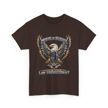 Load image into Gallery viewer, United States Law Enforcement Eagle 2 sides T-Shirt