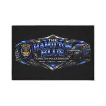 Load image into Gallery viewer, Hamilton Blue Police Floor Mat — Heavy Duty Hamilton Police Division Doormat