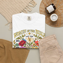 Load image into Gallery viewer, Women of the Bible Floral T-Shirt — Inspirational Christian Tee
