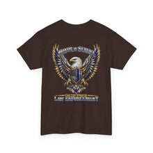 Load image into Gallery viewer, United States Law Enforcement Eagle 2 sides T-Shirt