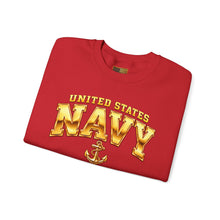 Load image into Gallery viewer, United States Navy Anchor Crewneck Sweatshirt