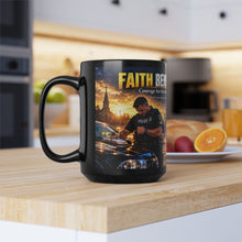 Load image into Gallery viewer, Faith Behind the Badge Black Mug