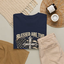 Load image into Gallery viewer, Blessed Are the Peacemakers Faith Christian 2 Sides T-Shirt