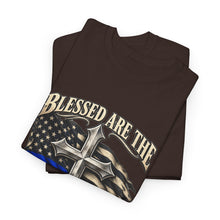 Load image into Gallery viewer, Blessed Are the Peacemakers Faith Christian 2 Sides T-Shirt