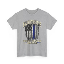 Load image into Gallery viewer, Called to Serve Thin Blue Line T-Shirt